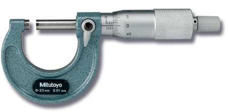 Mikrometer 0-25 mm.