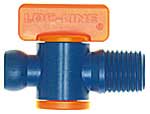 Kran utv. 1/4" NPT1/4" Loc-Line (2p)